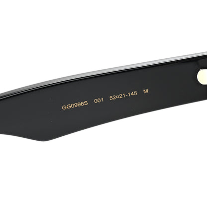 Gucci Rectangle 52mm Frame Sunglasses GG0998S Black 7 of 9