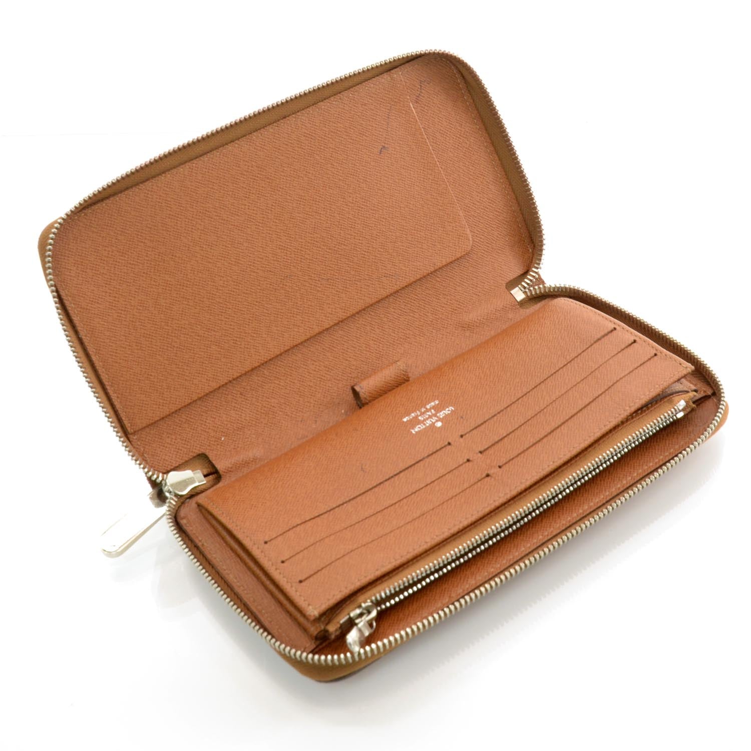 Louis Vuitton Epi Zippy Organizer Wallet Fawn 7 of 8