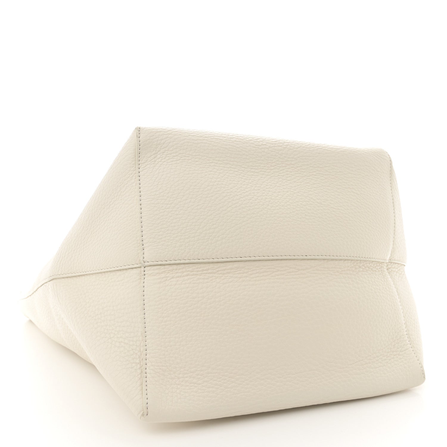 The Row Grained Calfskin Large N/S Park Tote Ivory 4 of 11