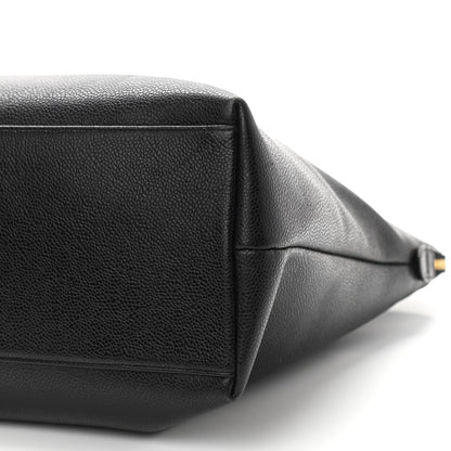 Chanel Caviar Large CC Shoulder Bag Black 10 of 10