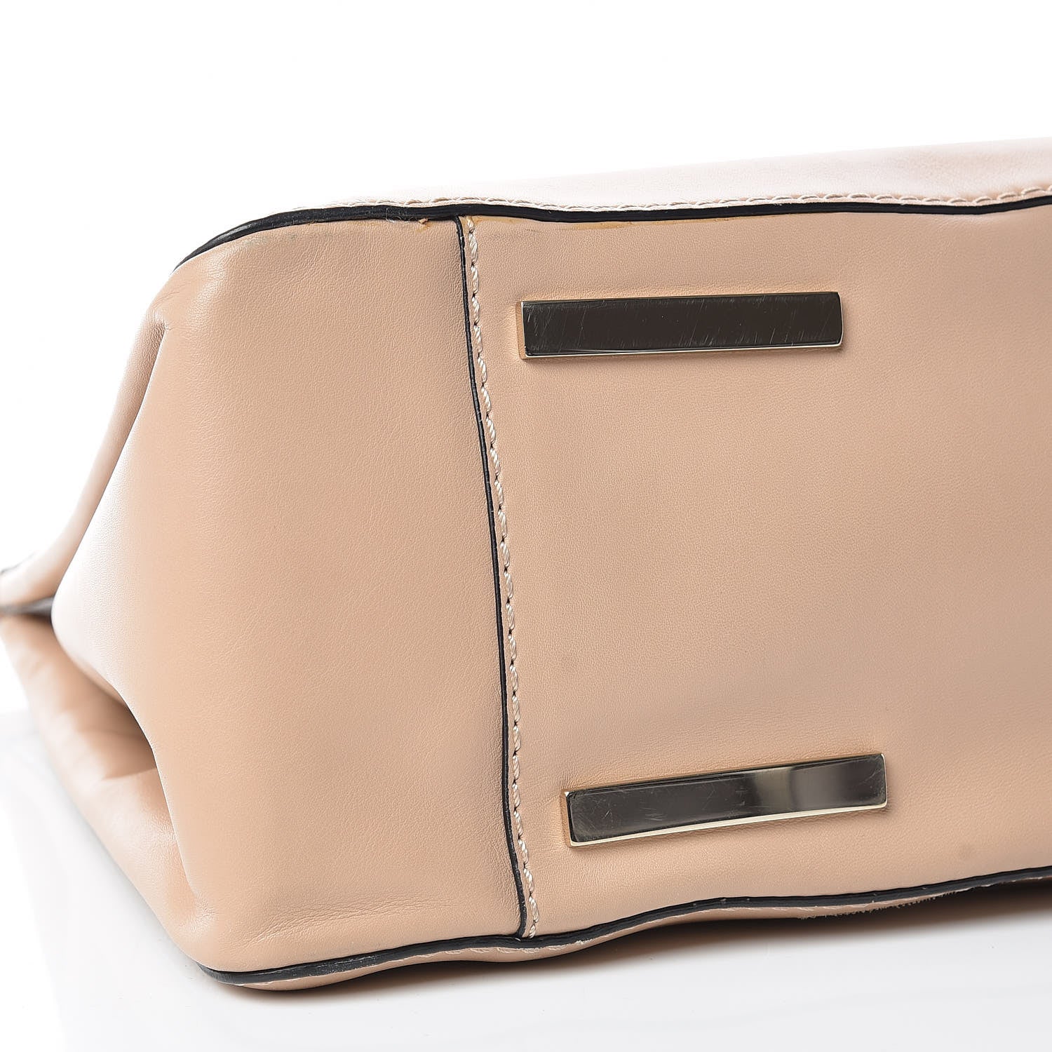 Valentino Garavani Vitello Demetra Satchel Beige 9 of 15