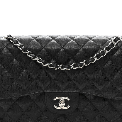Chanel Caviar Quilted Jumbo Double Flap Black 8 of 11
