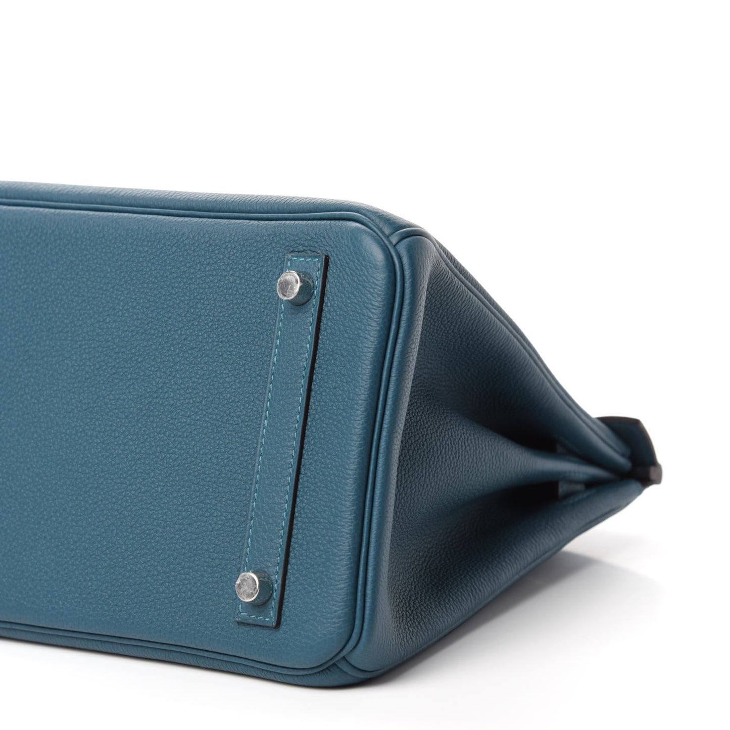 Taurillon Maurice Birkin Verso 30 Vert Bosphore Bleu Ocean