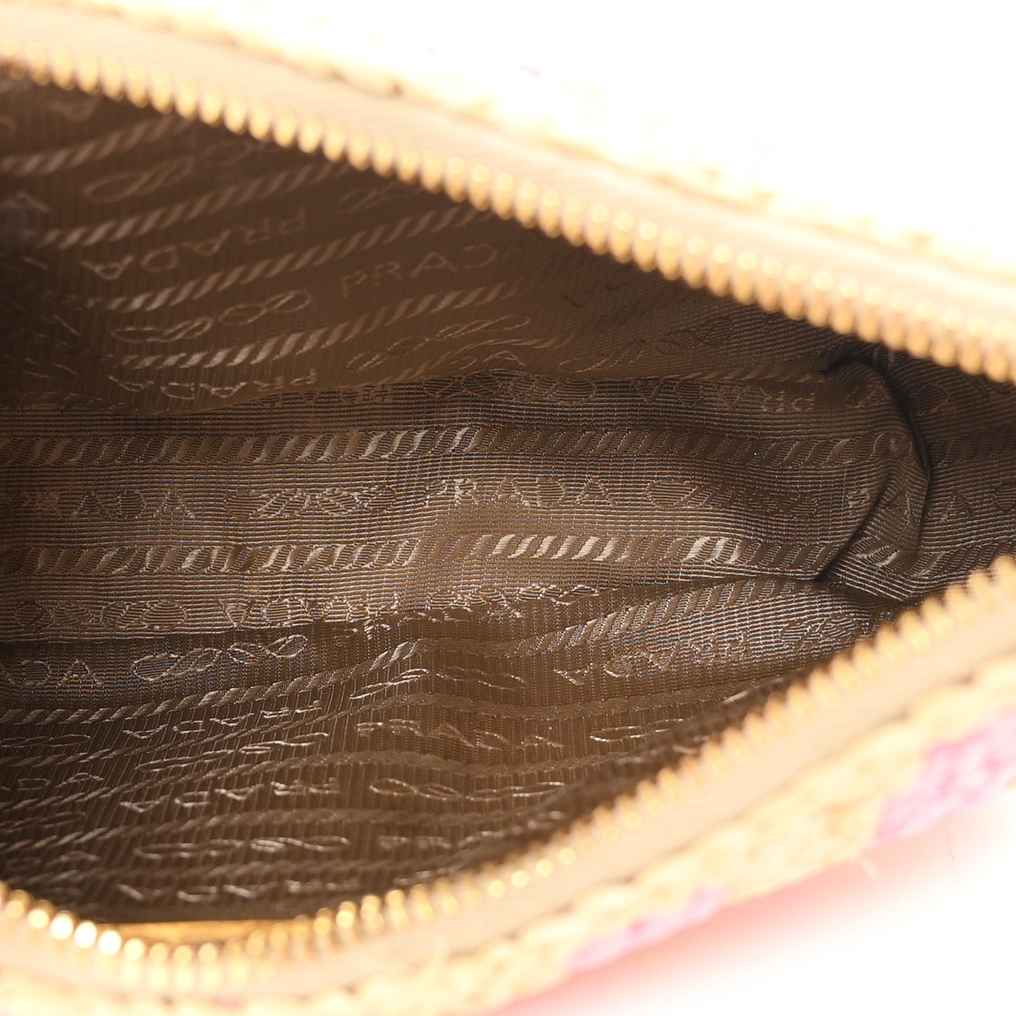 Yarn Raffia Effect Crochet Striped Re-Edition 2005 Shoulder Bag Naturale Petalo