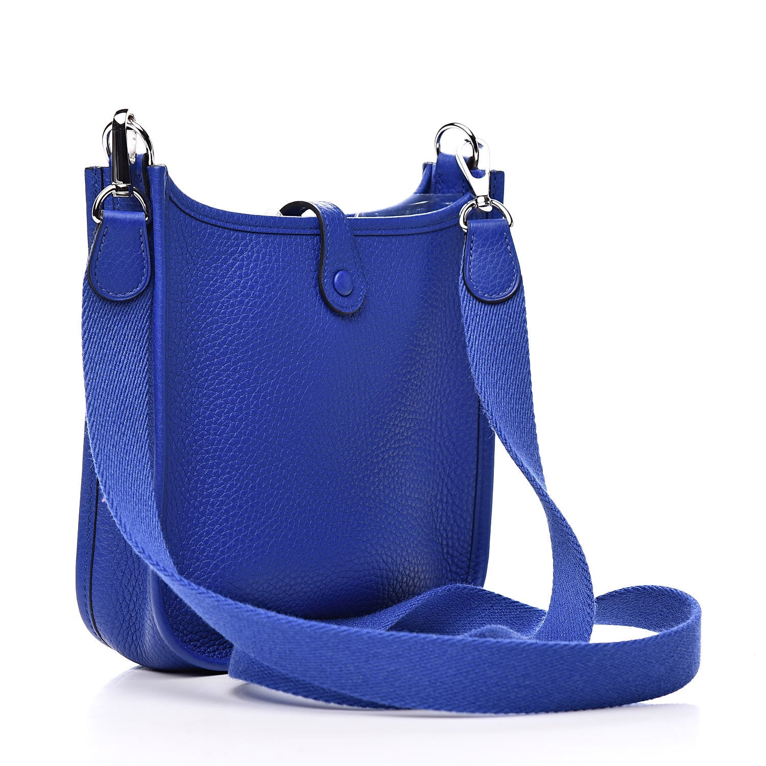 Hermes Taurillon Clemence Evelyne TPM Bleu Electrique 3 of 11