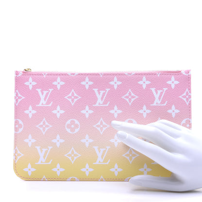 Louis Vuitton Monogram By The Pool Neverfull MM Pochette Light Pink 2 of 10