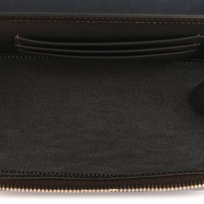 Chanel Lambskin Quilted Small Top Handle Vanity Case With Chain Dark Brown 5 of 11