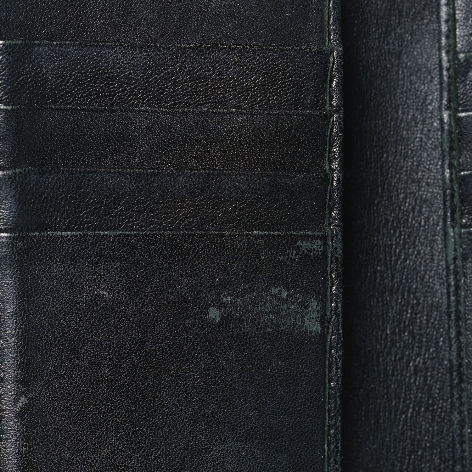 Christian Dior Grained Calfskin Cannage Diorama Elancee Wallet Black 9 of 10