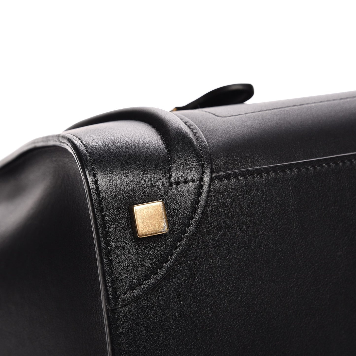 Smooth Calfskin Micro Luggage Black