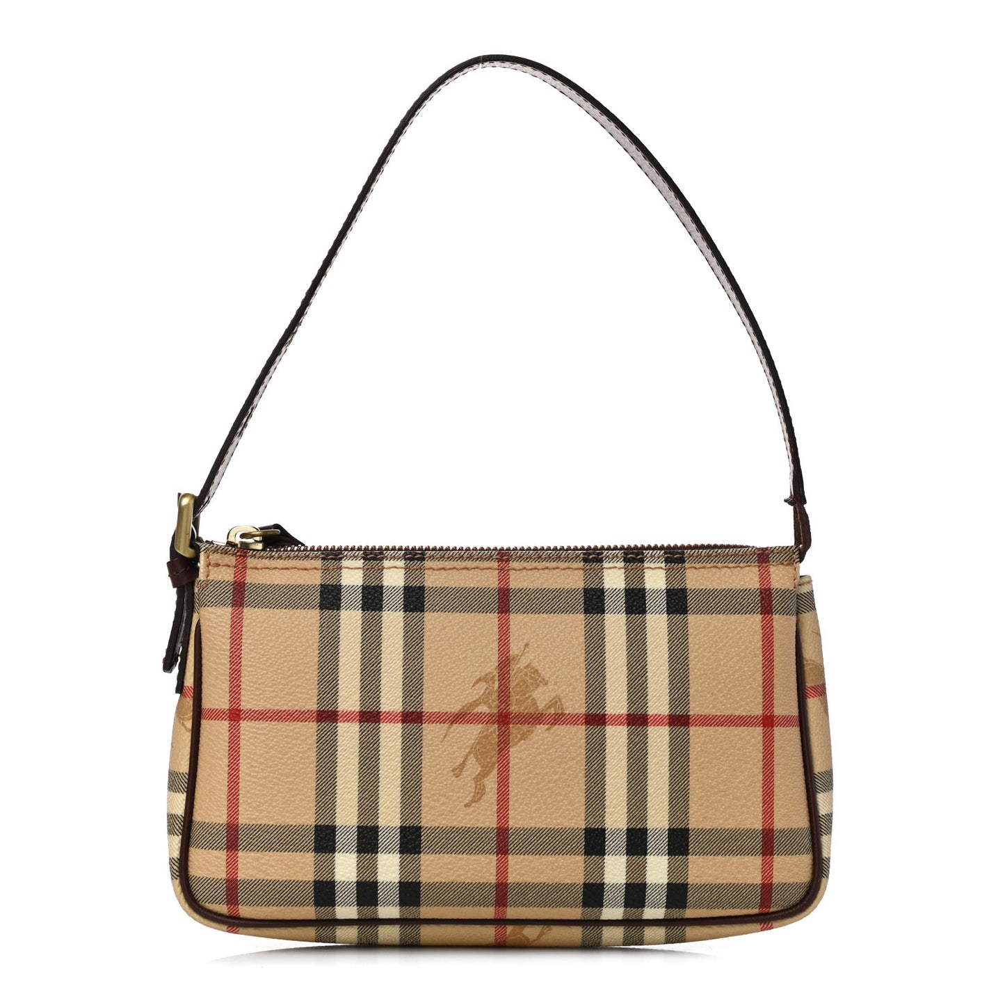 Haymarket Check Pochette Chocolate
