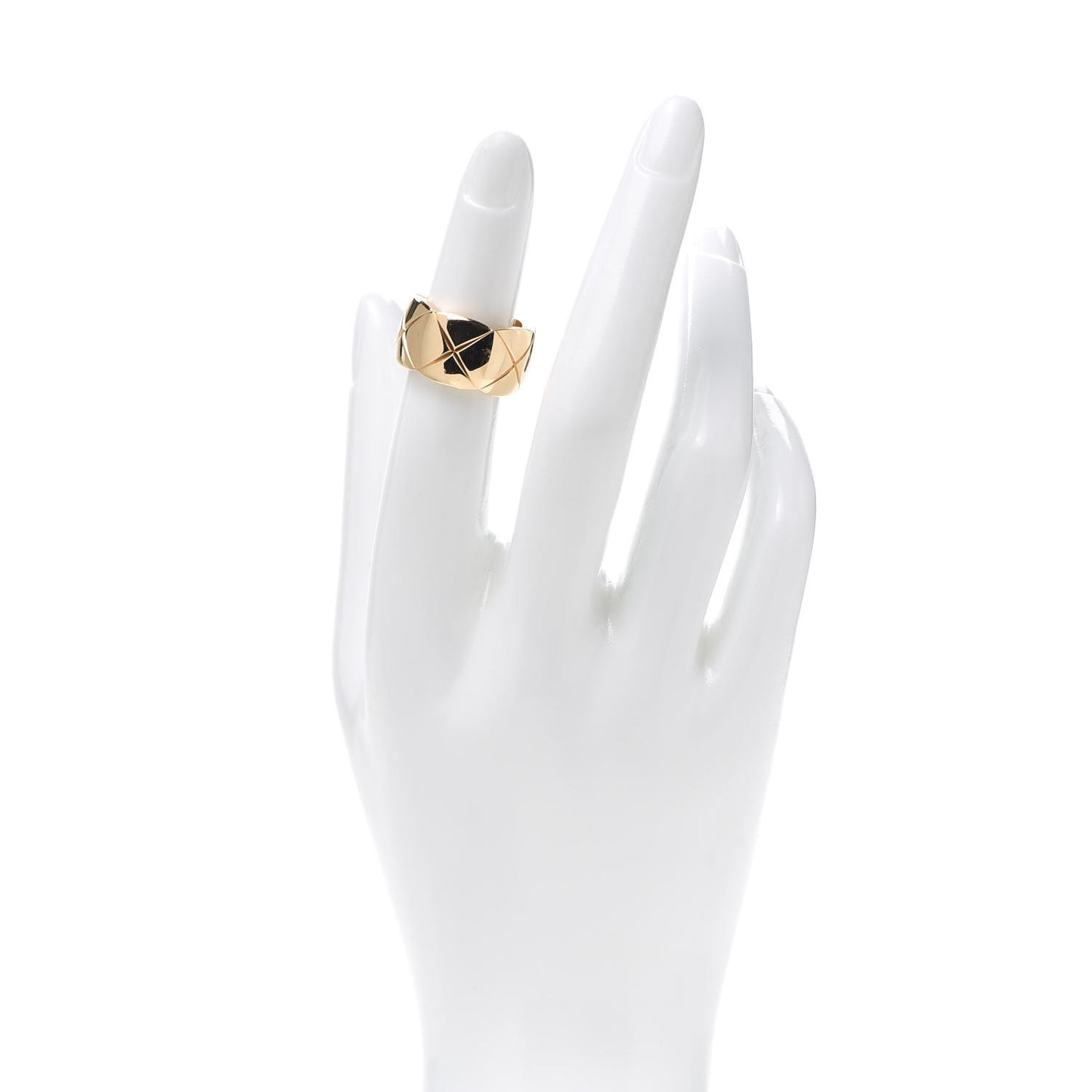 18K Yellow Gold Medium Coco Crush Ring 48 4.5