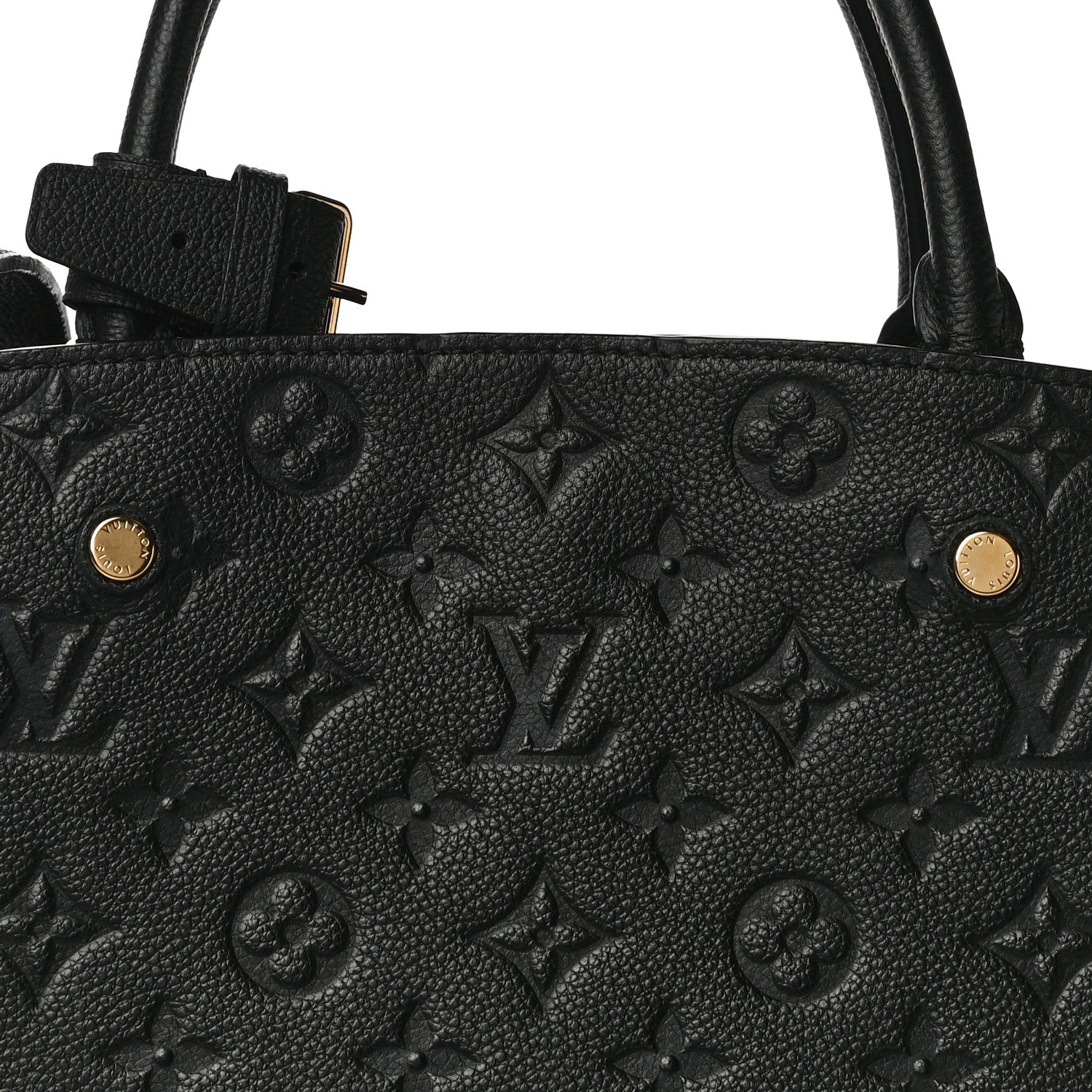 Louis Vuitton Empreinte Montaigne MM Black 7 of 10