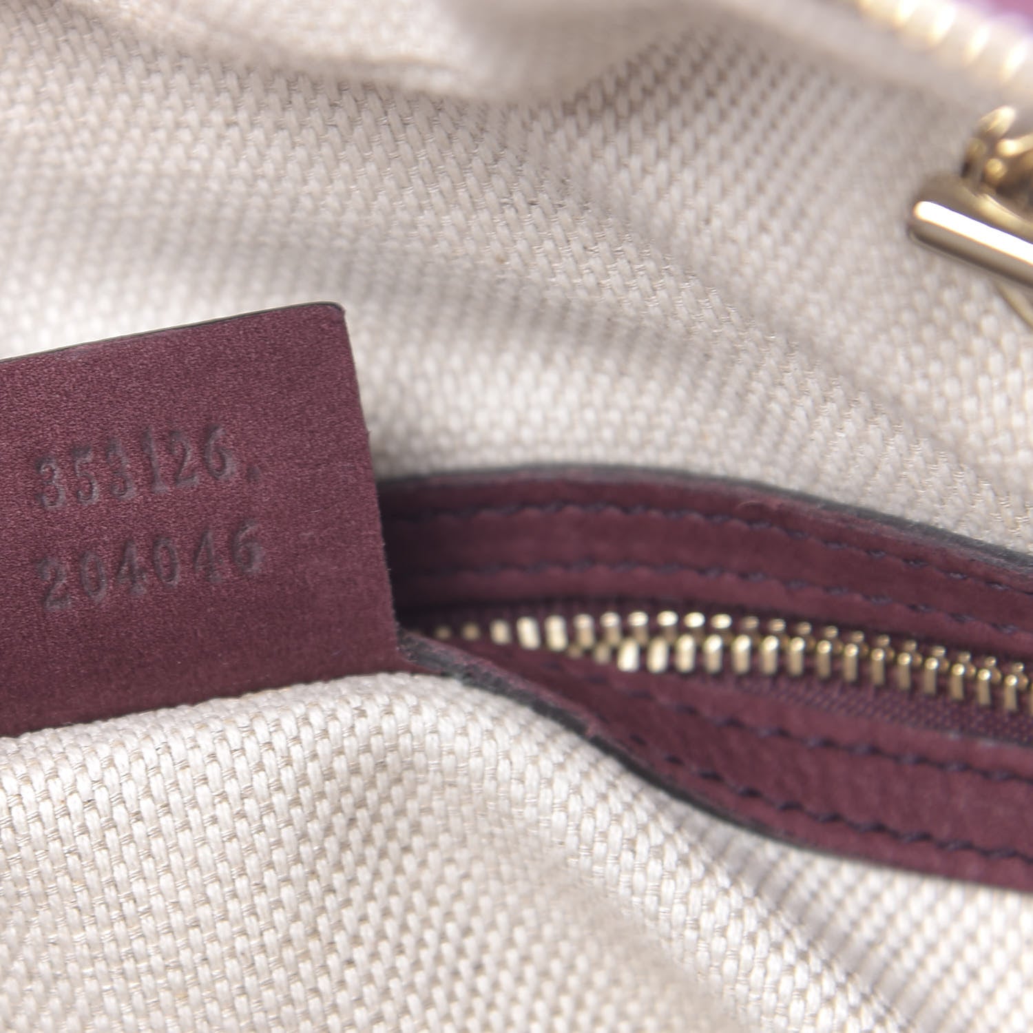 Gucci Vitello Range Medium Soho Bowler Burgundy 8 of 36