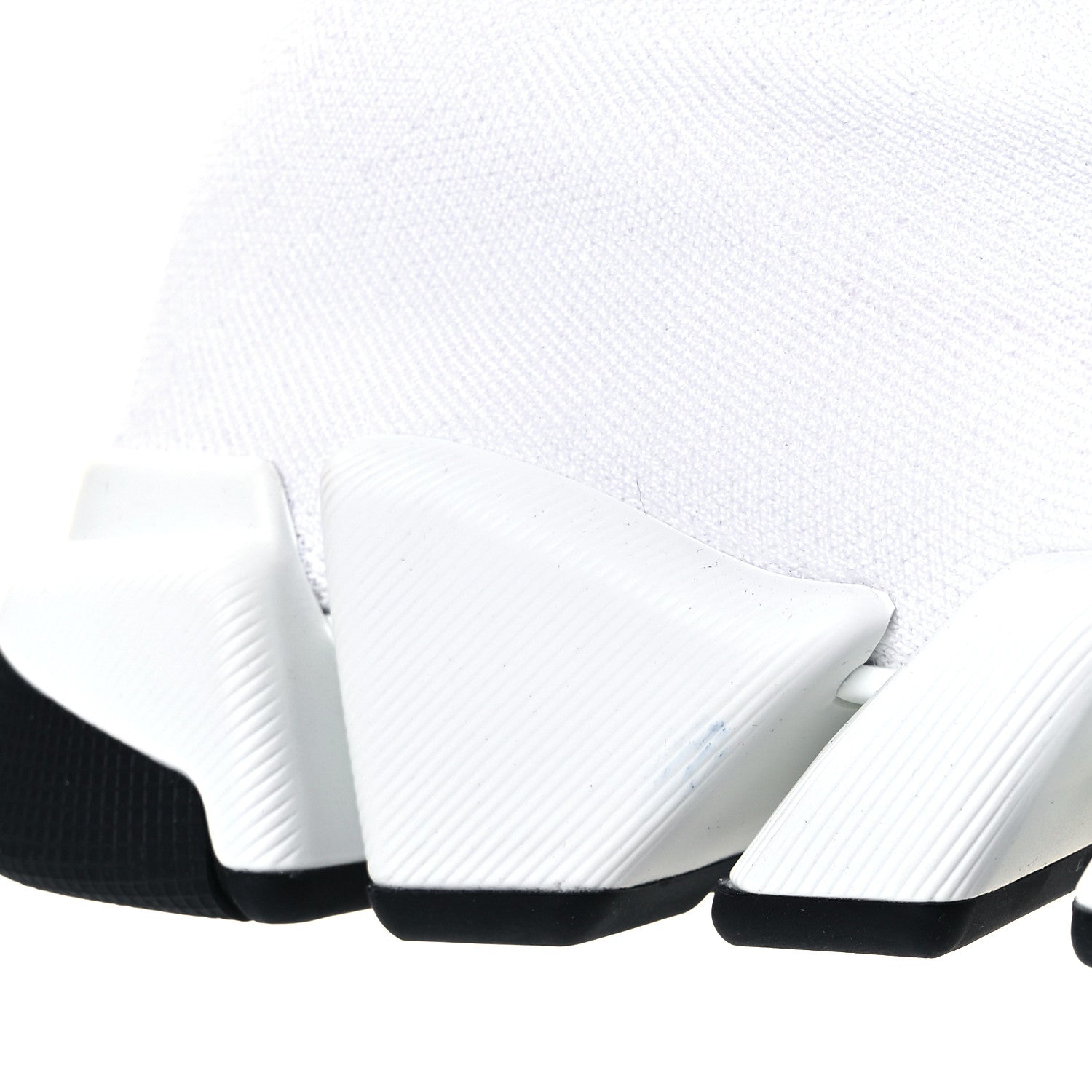 Balenciaga Technical 3D Recycled Knit Striped Womens Speed 2.0 Sneakers 36 White Multicolor 7 of 8