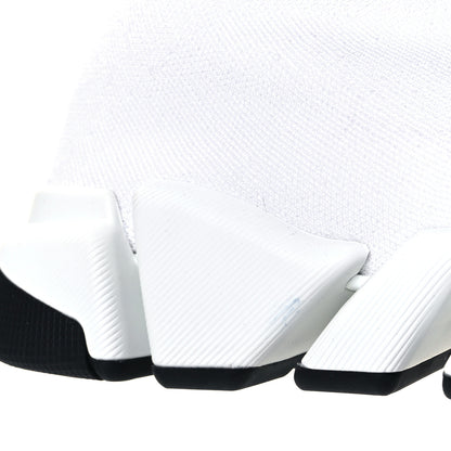 Balenciaga Technical 3D Recycled Knit Striped Womens Speed 2.0 Sneakers 36 White Multicolor 7 of 8