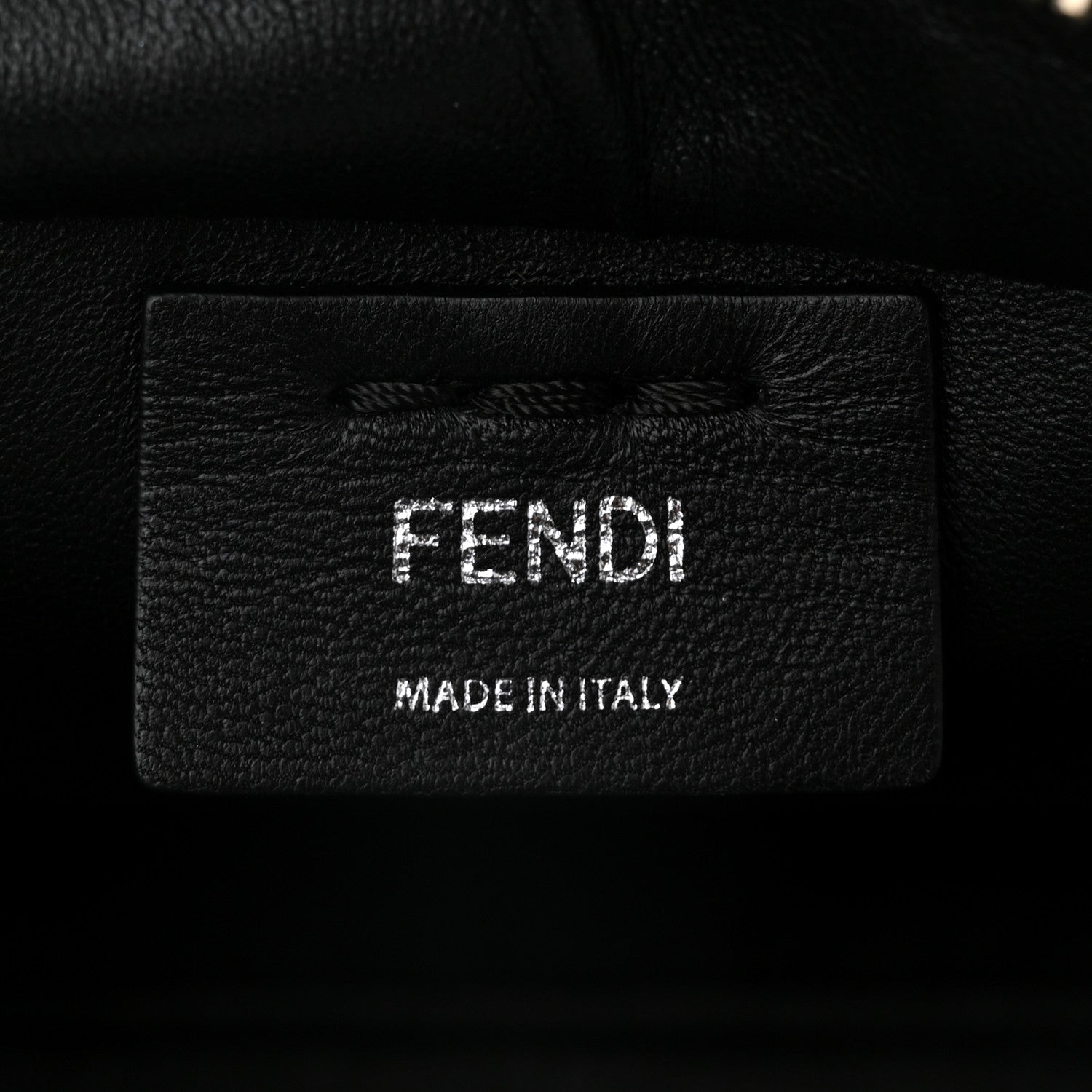 Fendi Vitello Dolce Mini 3Jours Tote Black 6 of 10