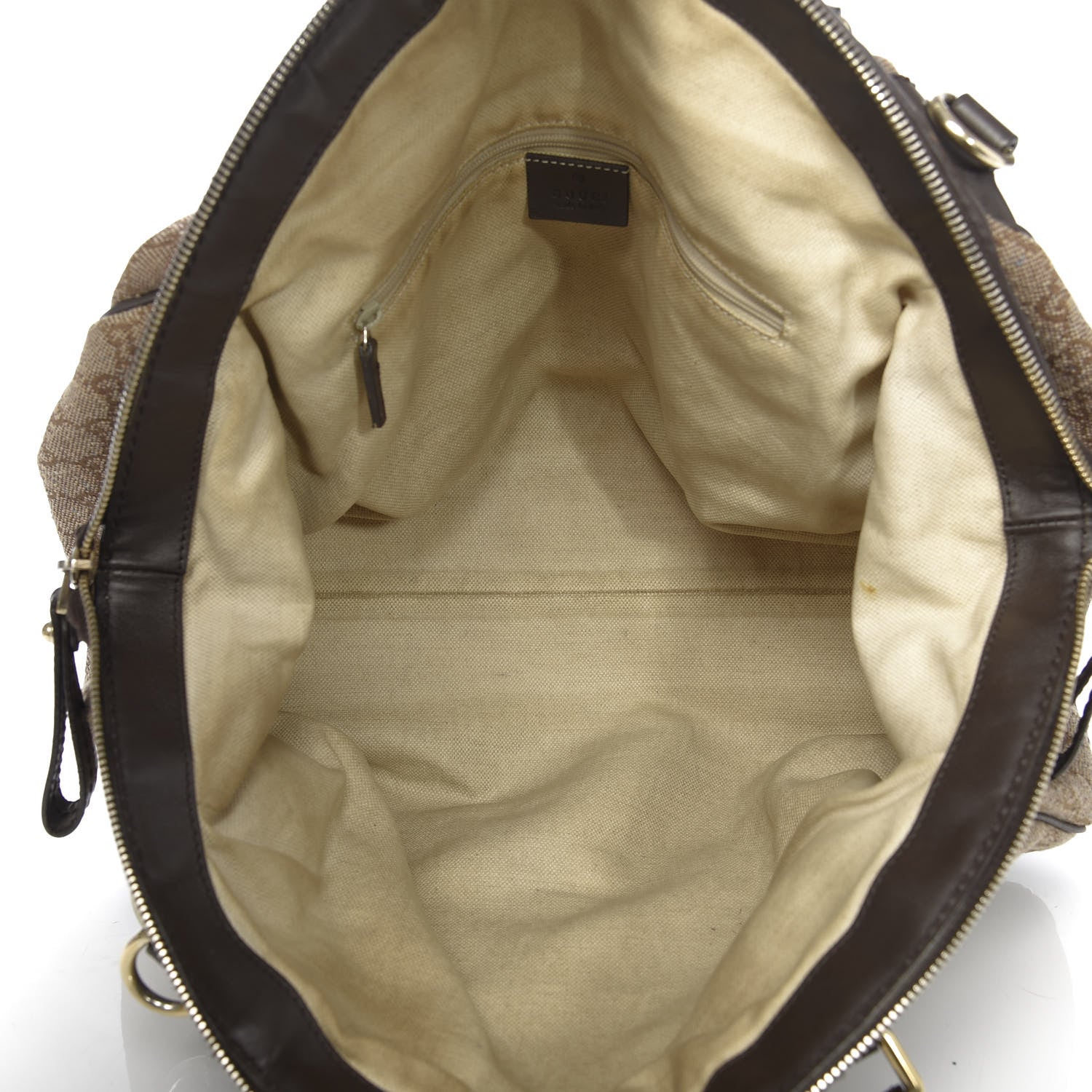 Gucci Monogram Medium Sukey Boston Bag Brown 5 of 16
