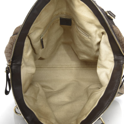 Gucci Monogram Medium Sukey Boston Bag Brown 5 of 16