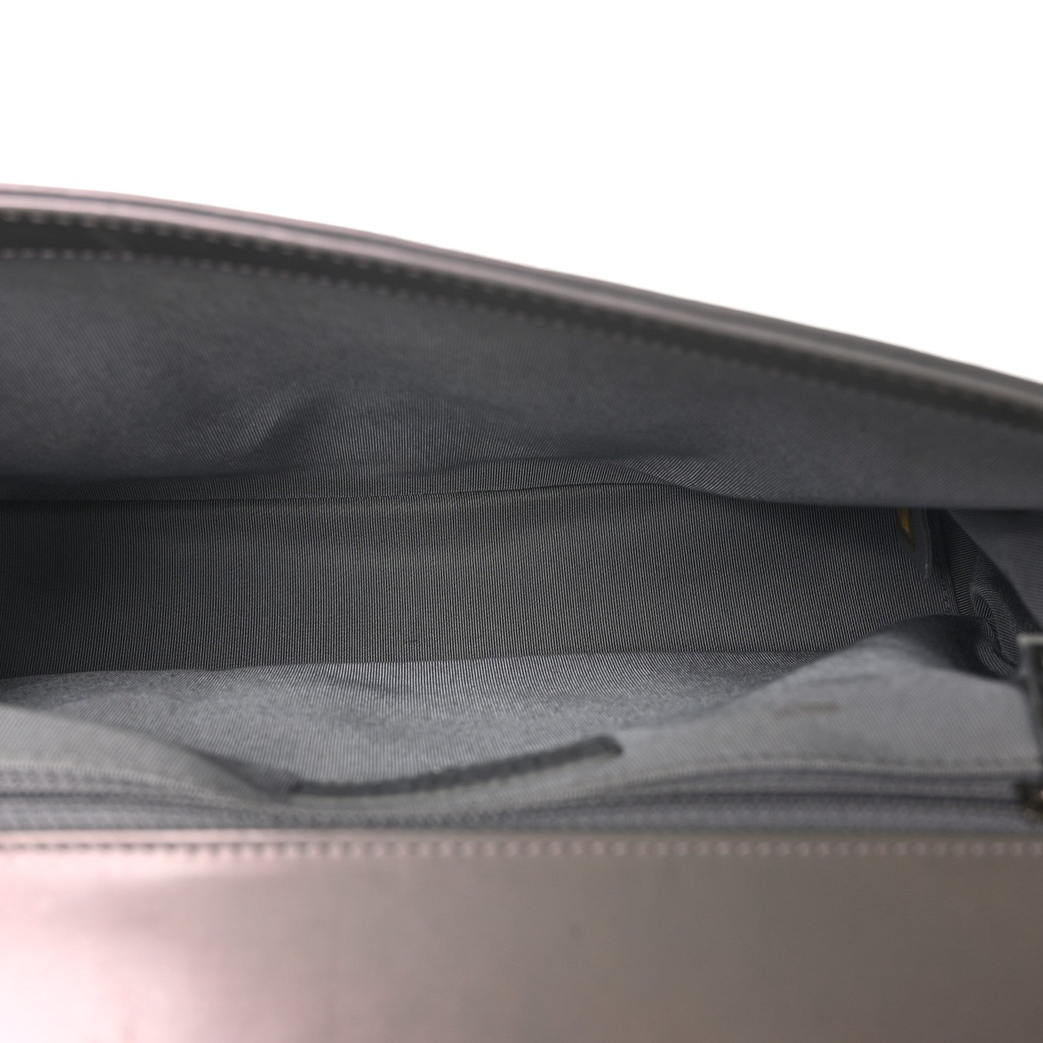 Chanel Glazed Calfskin Large Boy Flap Grey 5 of 10