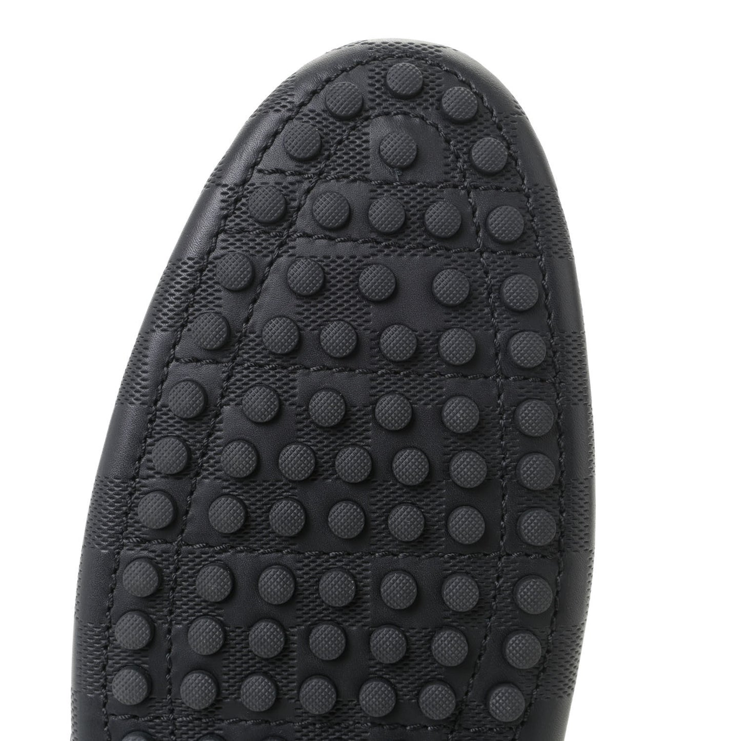 Damier Infini Hockenheim Moccasin Loafers 9 Onyx