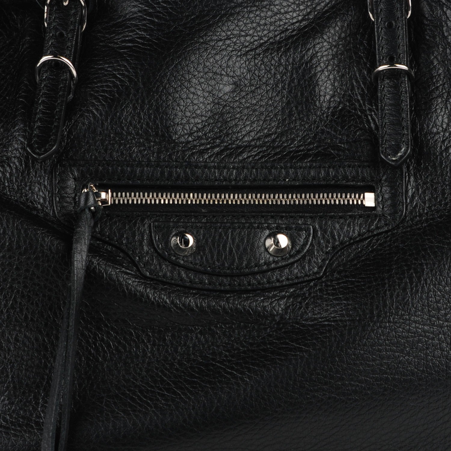 Balenciaga Veau Papier A5 Zip Around Tote Black 9 of 11