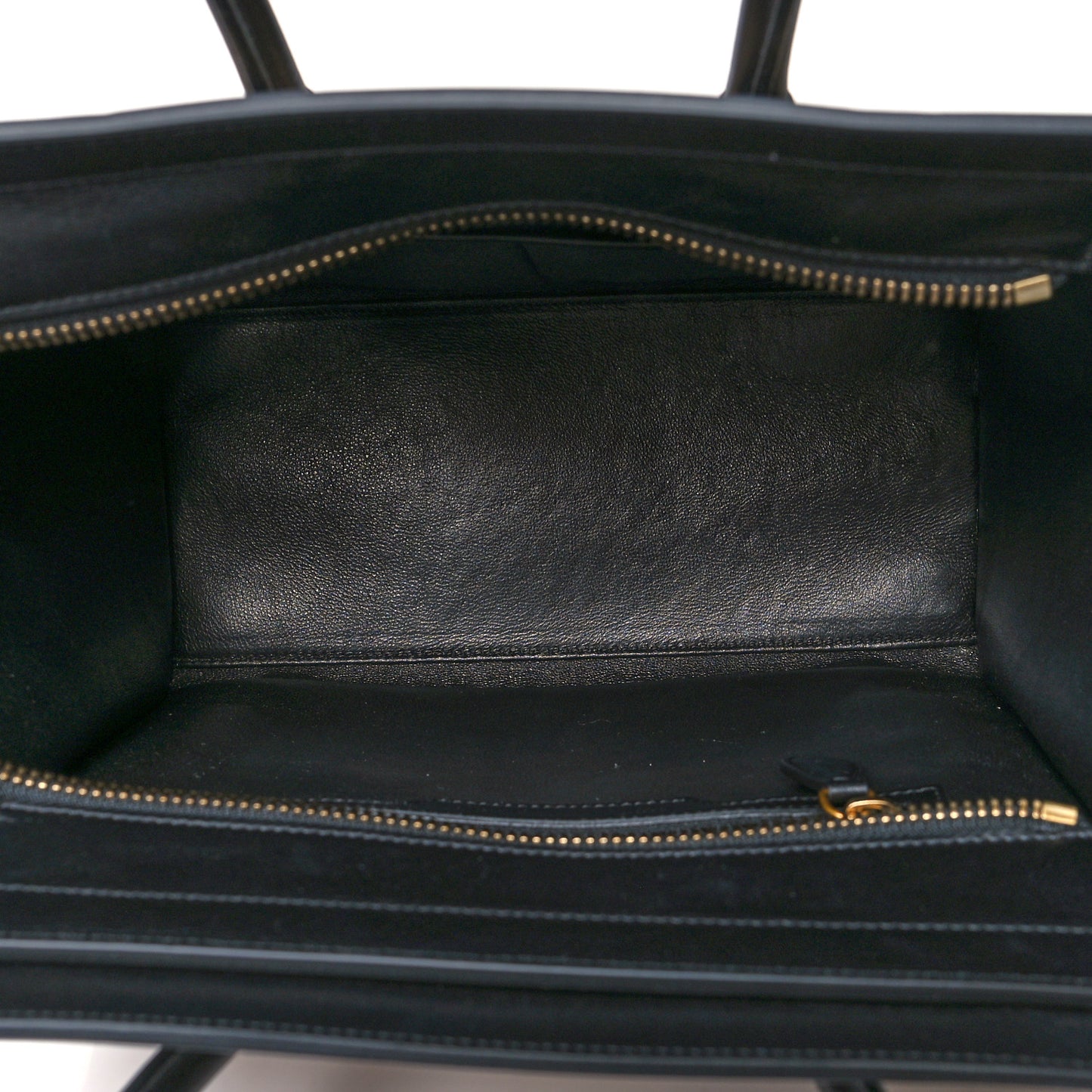 Drummed Calfskin Nubuck Micro Tri-Color Luggage Ruby