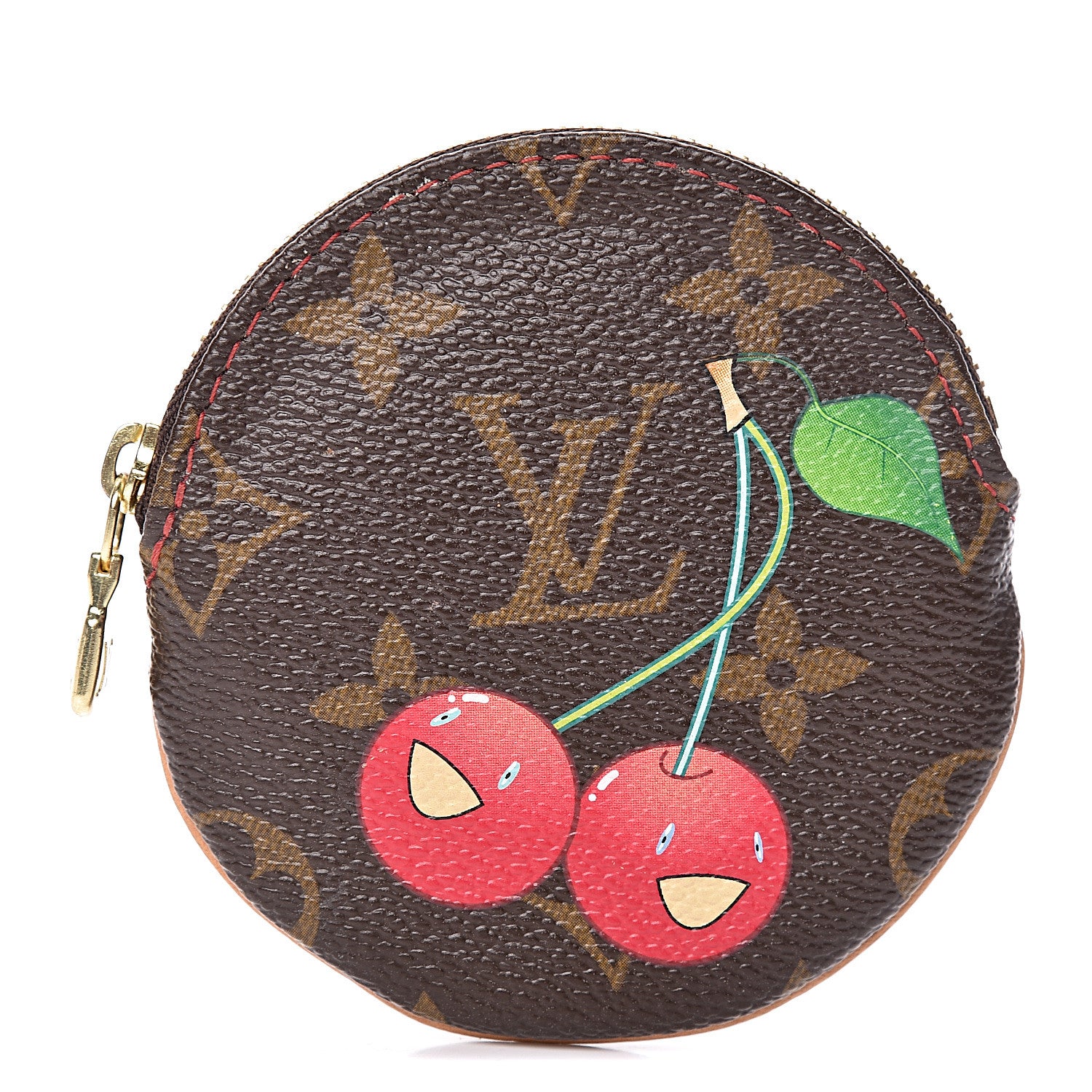 Louis Vuitton Monogram Cerises Round Coin Purse 1 of 8