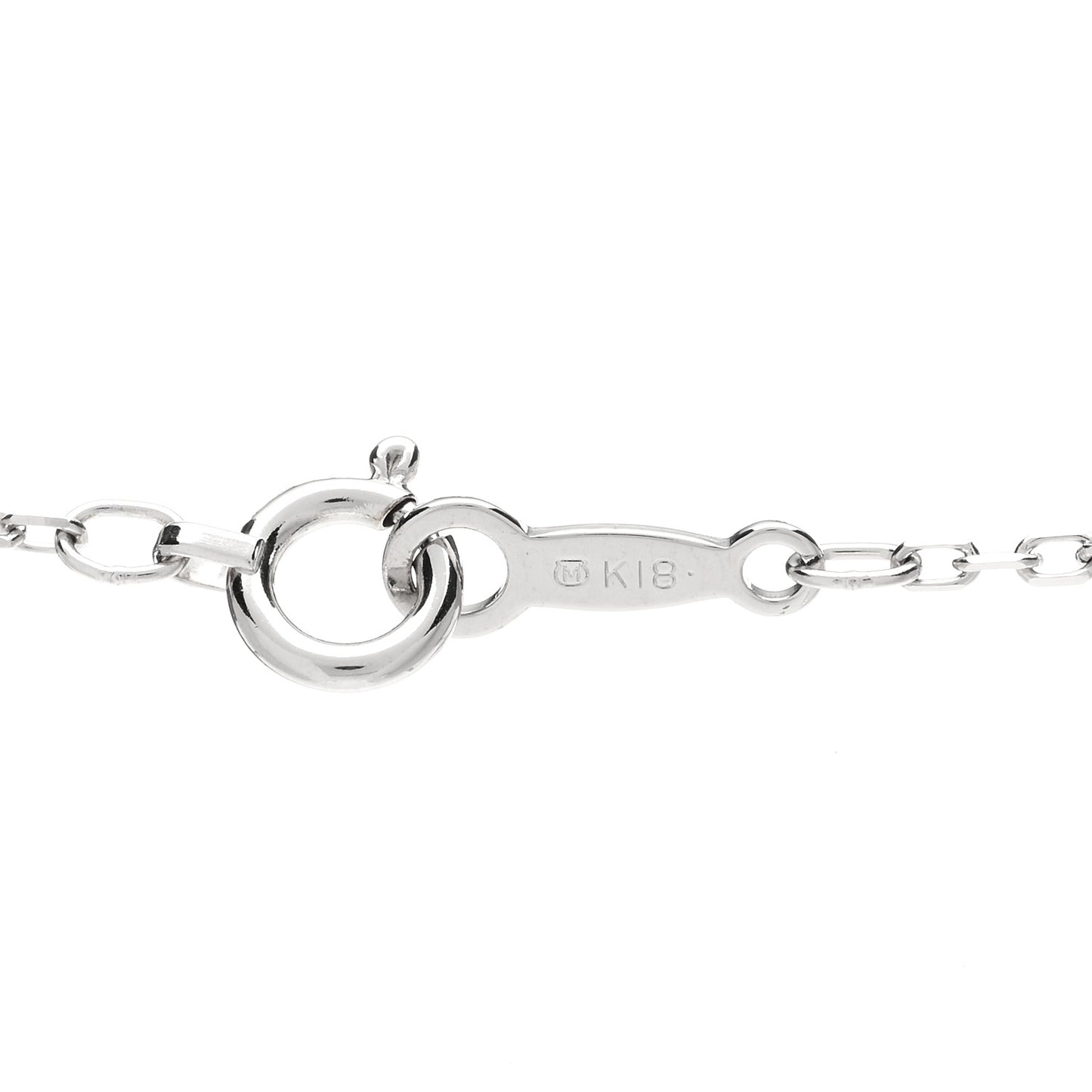 18K White Gold Diamond Akoya Pearl 4.5-5mm Pendant Necklace