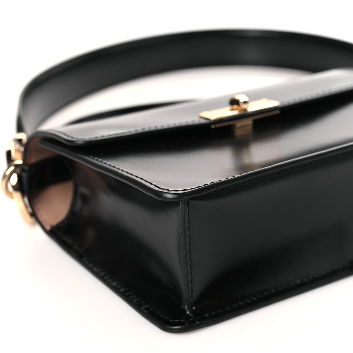Calfskin The Downtown Shoulder Bag Black