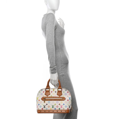 Louis Vuitton Monogram Multicolor Alma White 2 of 12