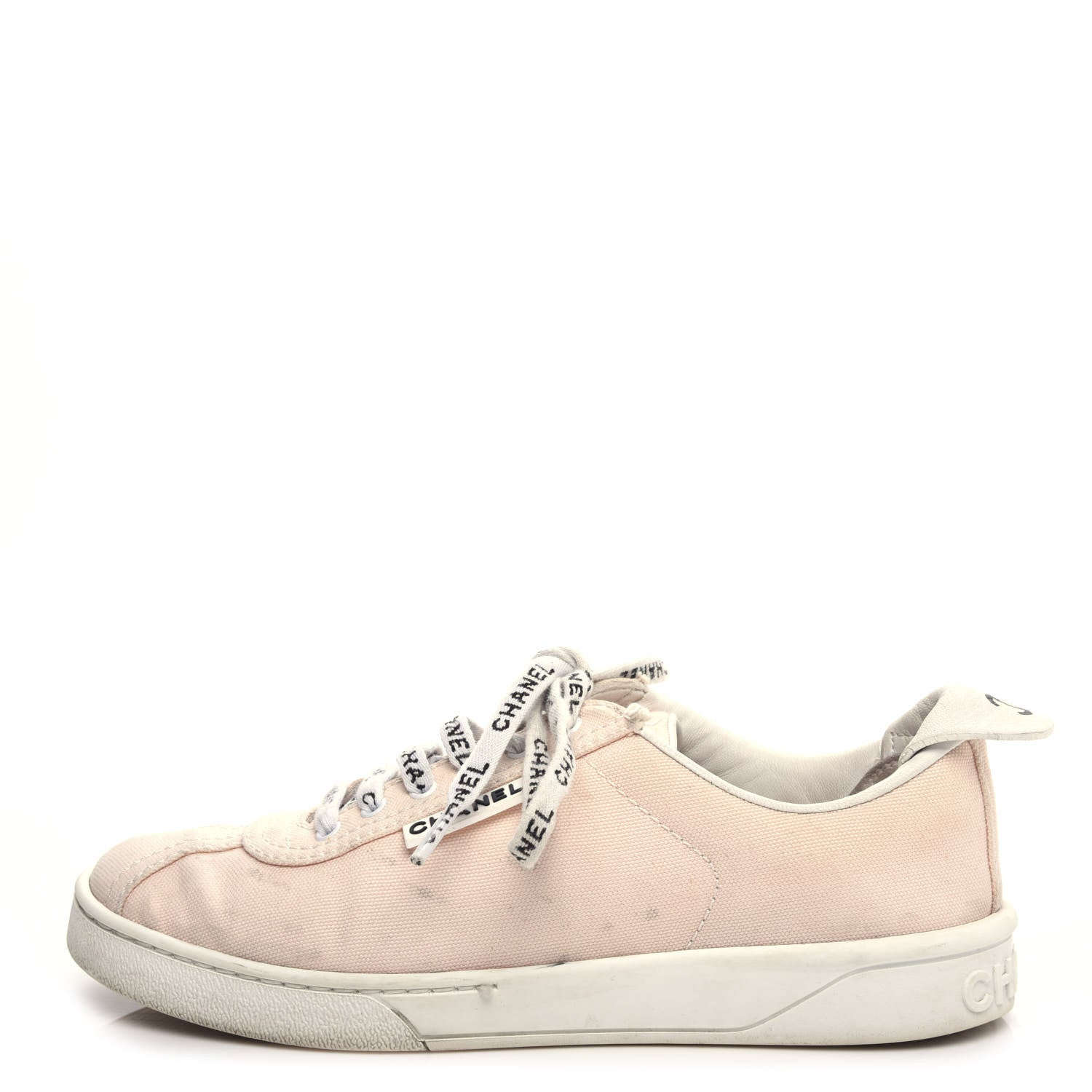 Chanel Canvas Womens Sneakers 35 Light Pink 1 of 13