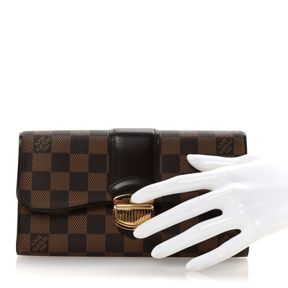 Louis Vuitton Damier Ebene Sistina Wallet 2 of 7
