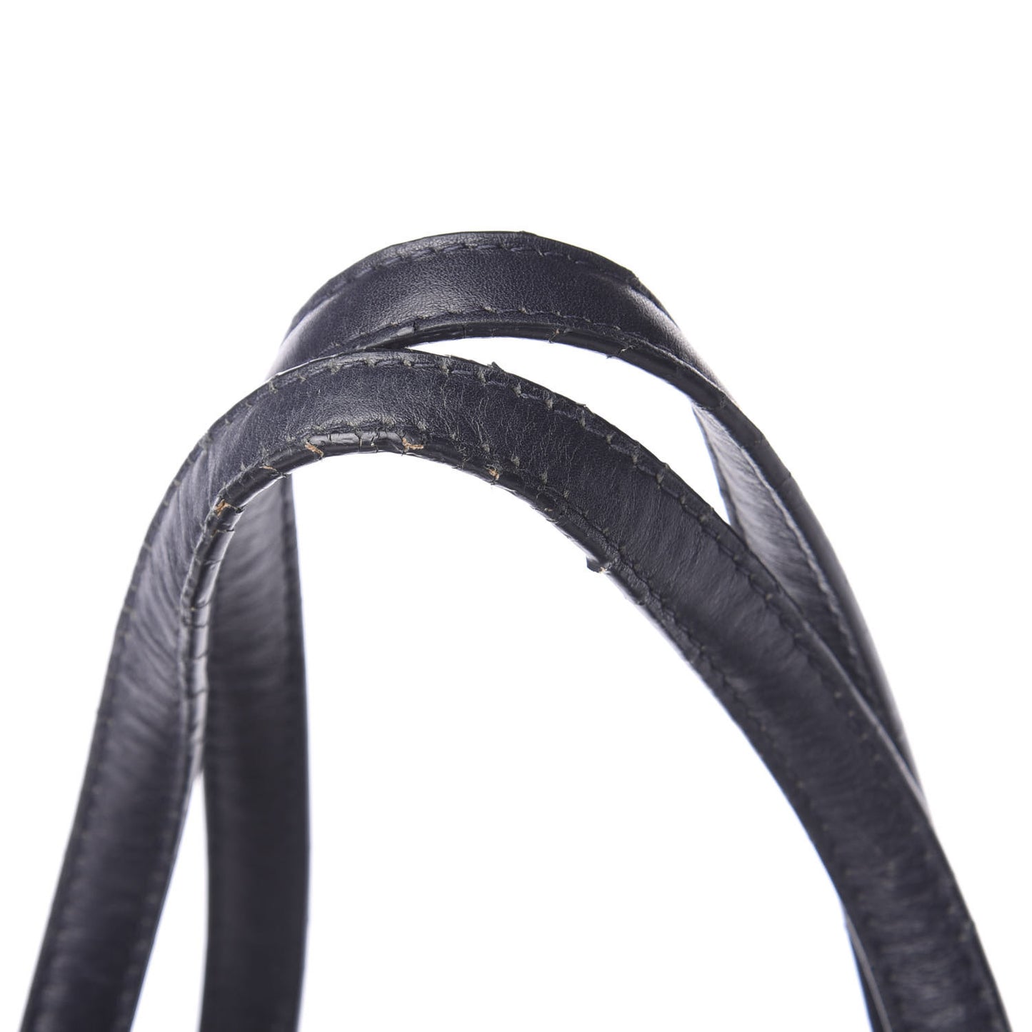 Coated Canvas Cannage Medium Panarea Tote Navy