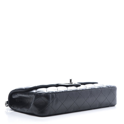 Chanel Lambskin Quilted East West Flap Black 4 of 10