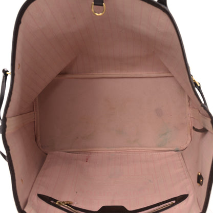 Louis Vuitton Damier Ebene Neo Neverfull MM Rose Ballerine 6 of 10