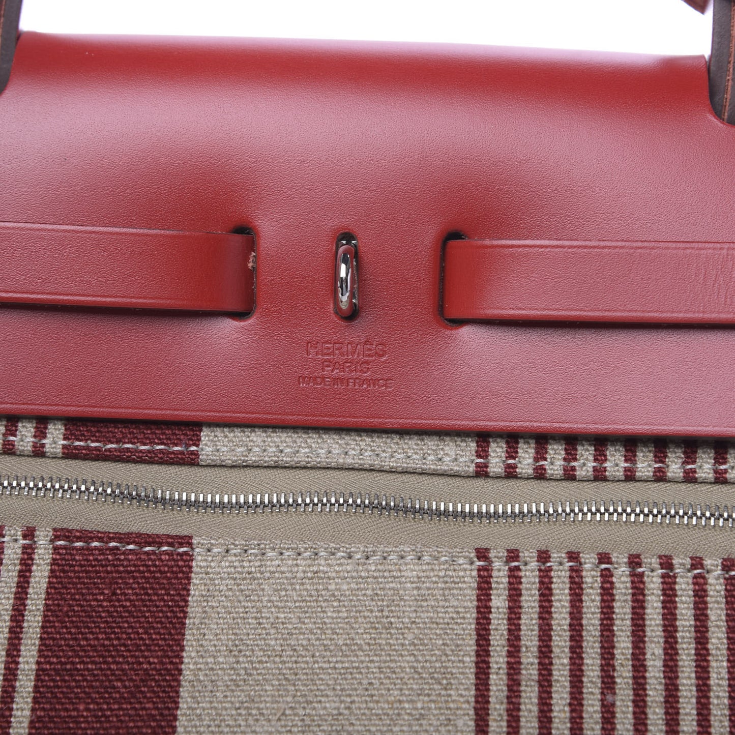 Vache Hunter Toile H Vibration Herbag Zip 31 PM Bordeaux Ficelle Rouge Piment