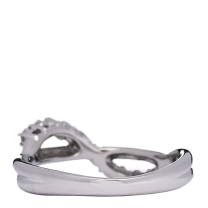 Parker & West by FASHIONPHILE Platinum Diamond .31ctw Crossover Band Ring 52 6 4 of 10