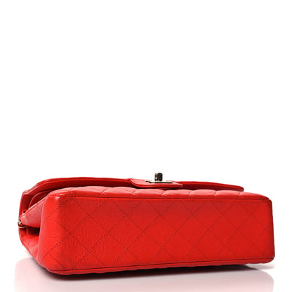 Chanel Caviar Quilted Medium Double Flap Red 4 of 11