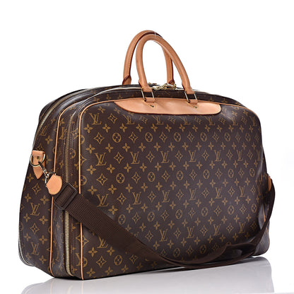 Louis Vuitton Monogram Alize 2 Compartment Luggage Travel Bag 3 of 11