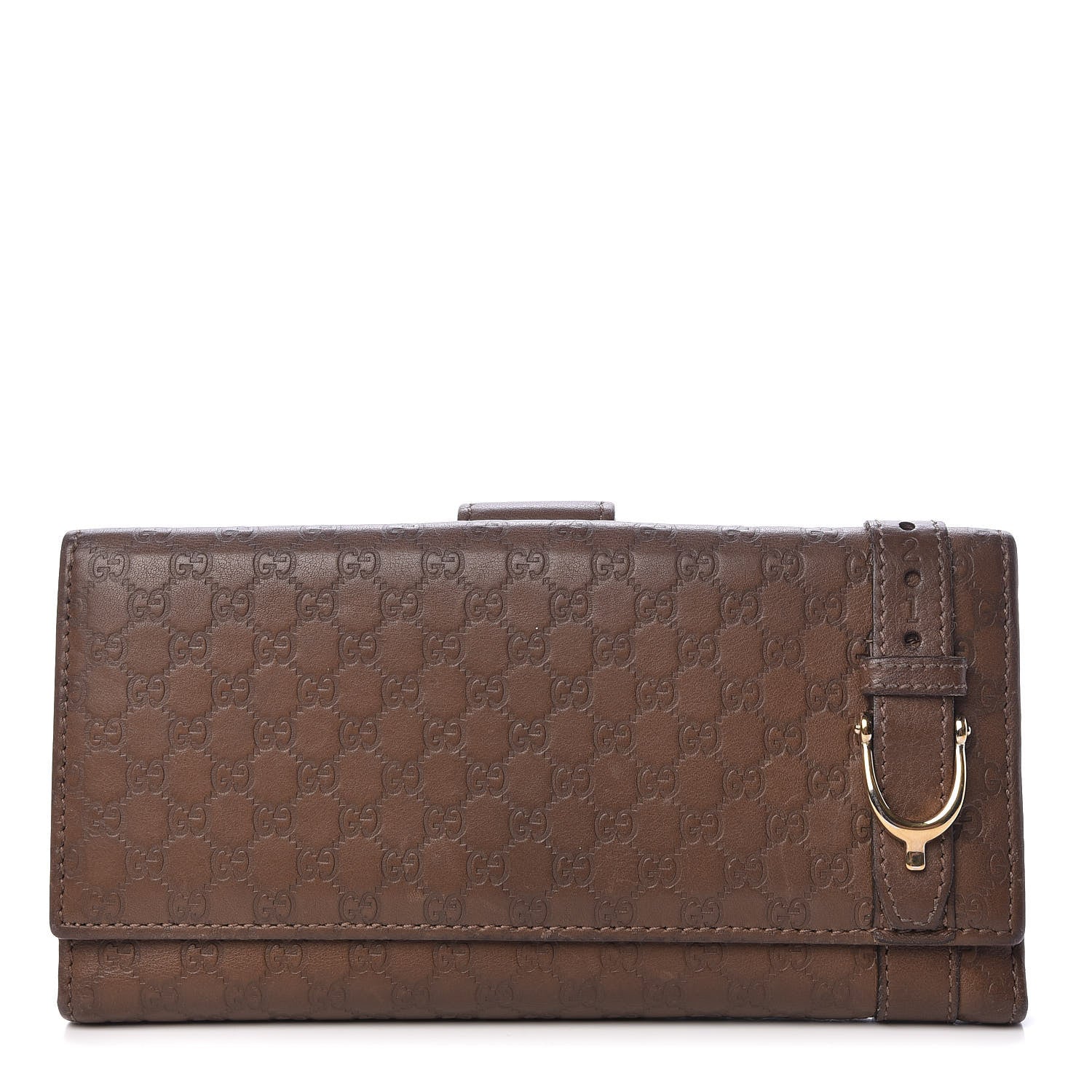Gucci Microguccissima Nice Continental Wallet Brown 1 of 11