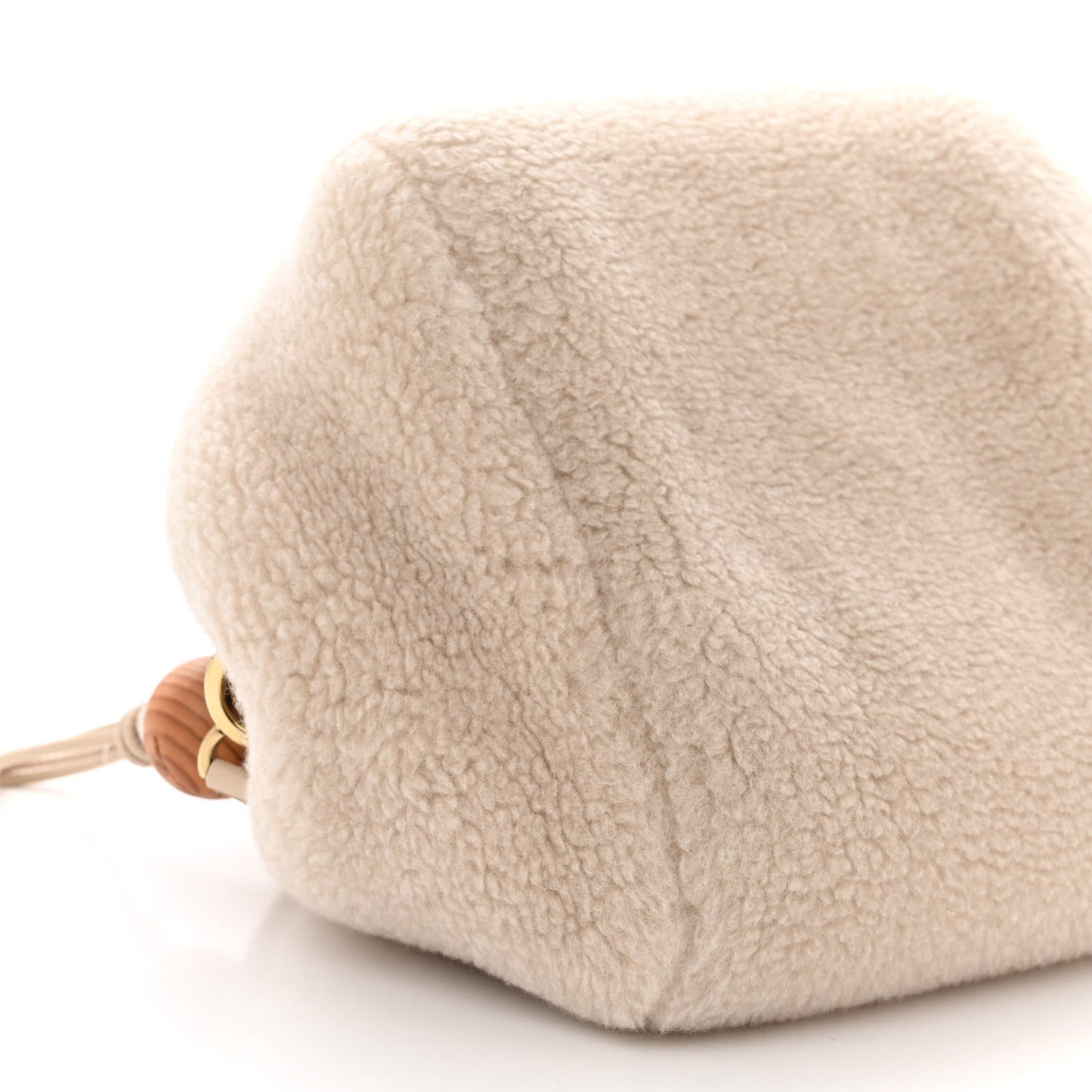 CashFur Pontaccio Puffy Pouch Clutch Bag Ancient Paper