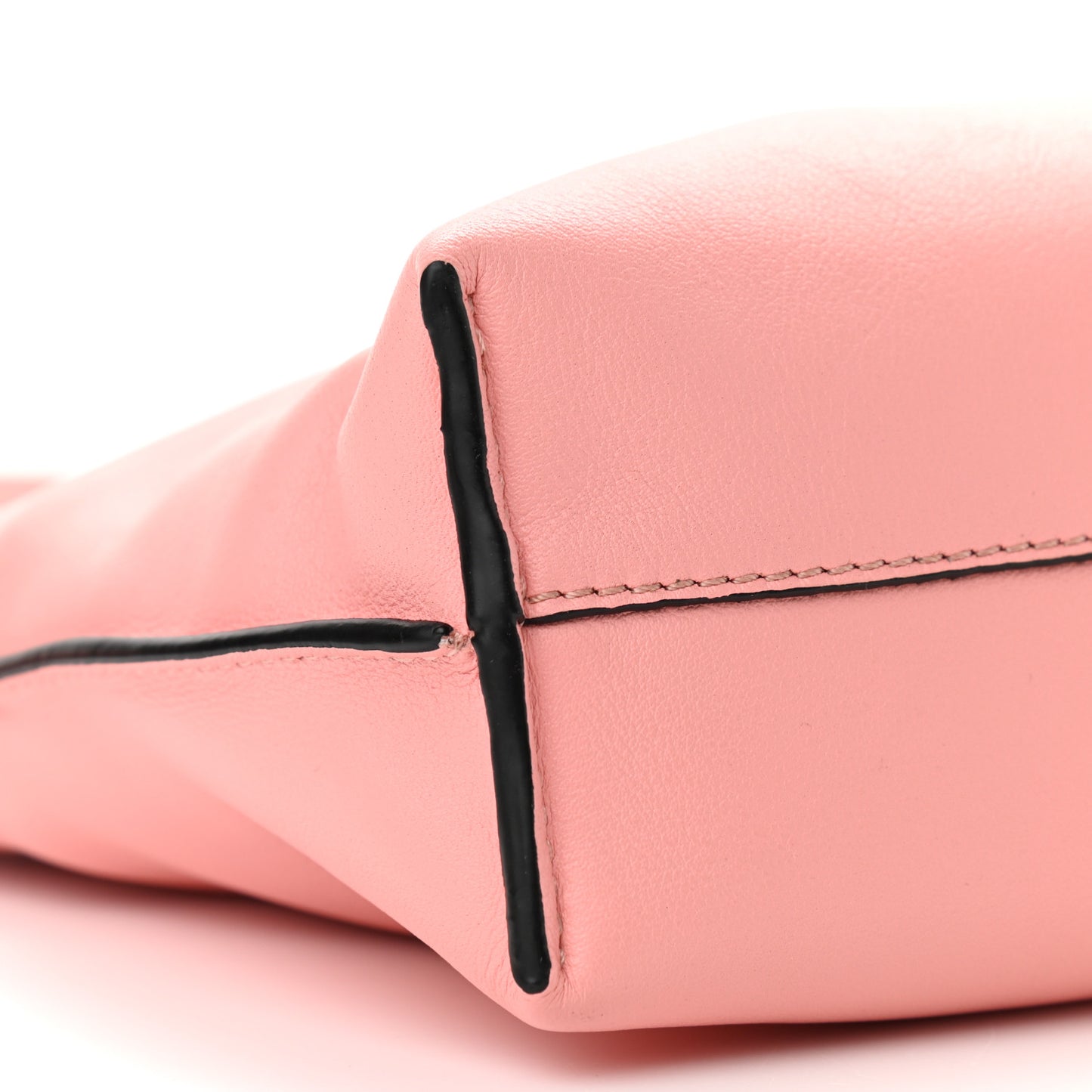 Calfskin Mini Flamenco Knot Clutch Blossom