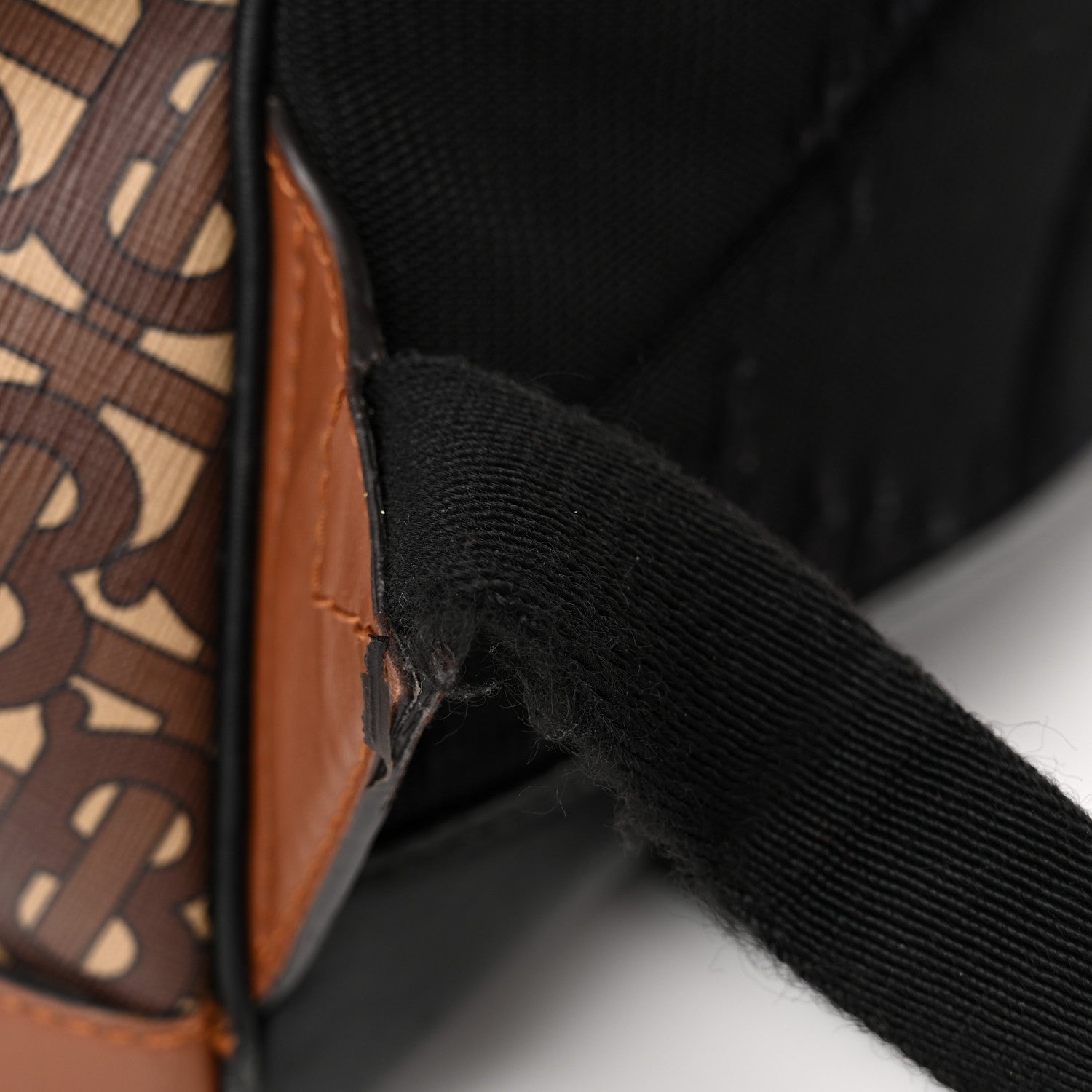 Burberry E-Canvas Monogram Rocco Backpack Bridle Brown 15 of 24