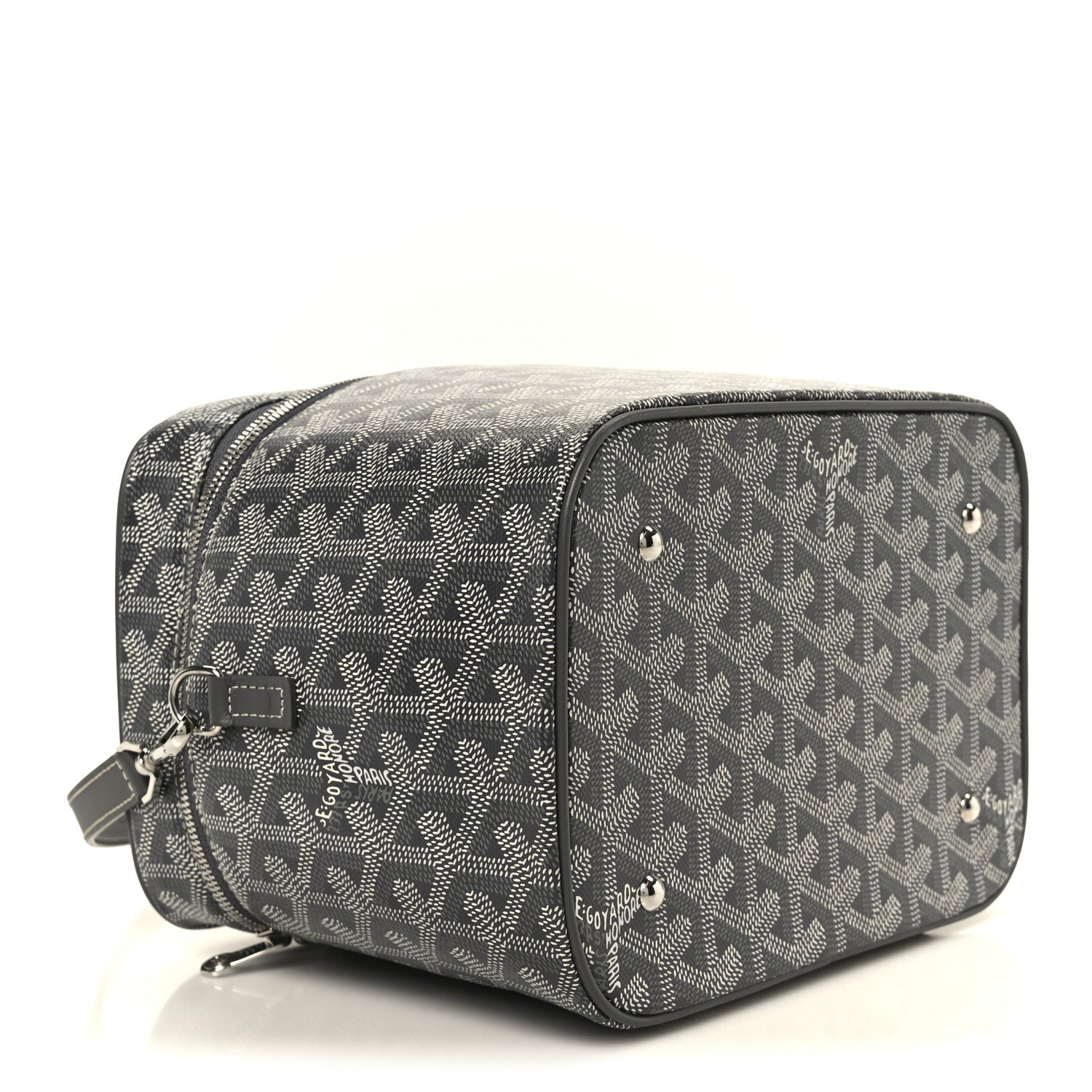 Goyard Goyardine Muse Vanity Case Grey 1845564 – FASHIONPHILE