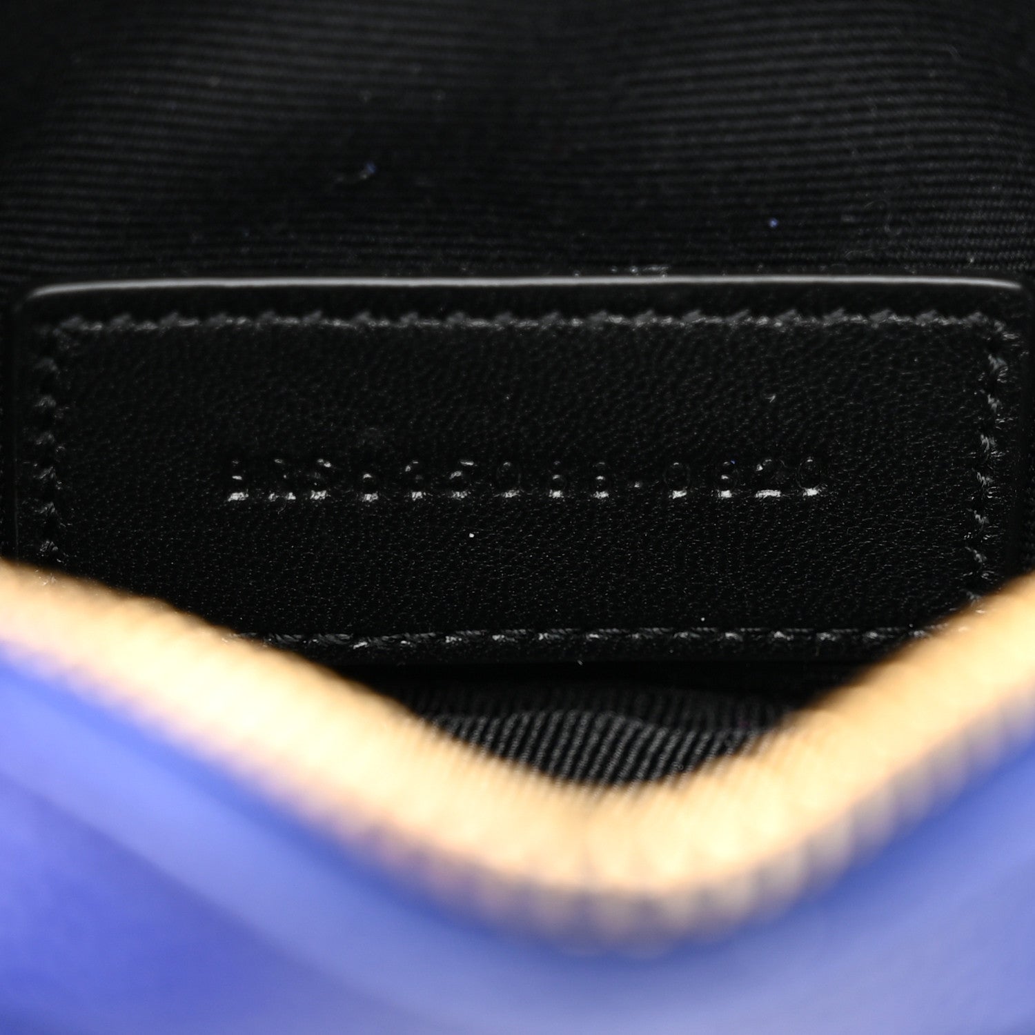 Saint Laurent Grain De Poudre Matelasse Monogram Baby Lou Camera Bag Sapphire Blue 6 of 7