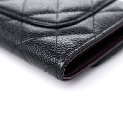 Chanel Caviar Quilted Large Flap Wallet Black 11 of 21