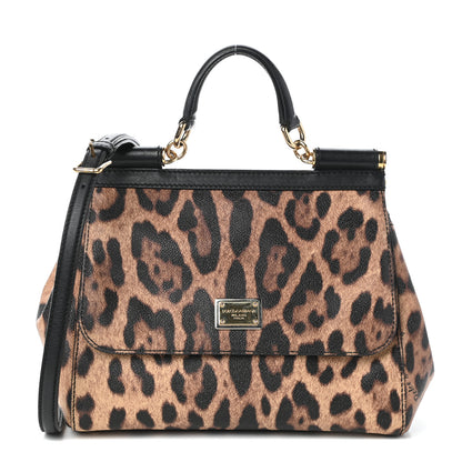 Dolce & Gabbana Leo Crepe Medium Miss Sicily Satchel Naturale 1 of 10