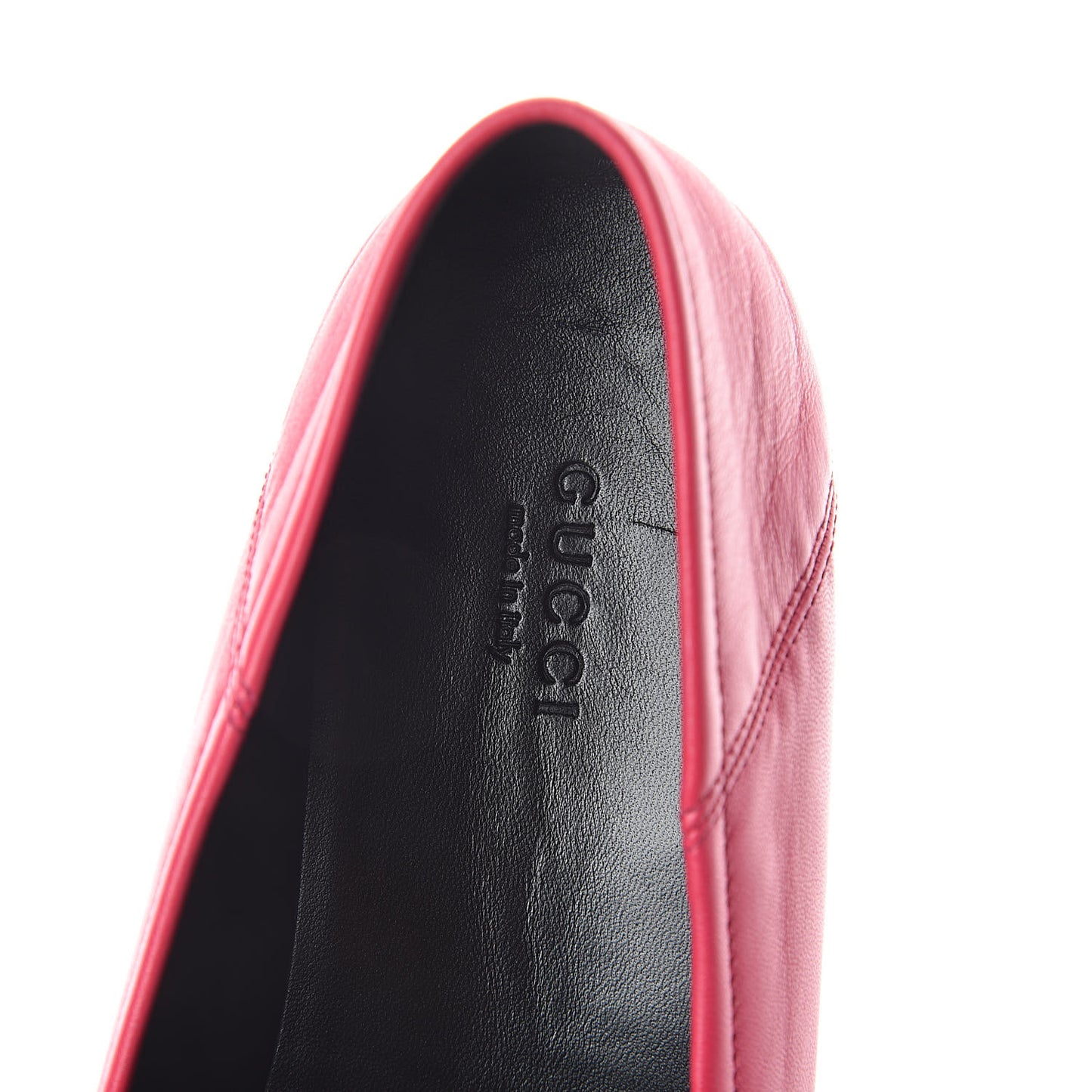 Lambskin Womens Brixton Horsebit Loafers 39.5 Hot Pink