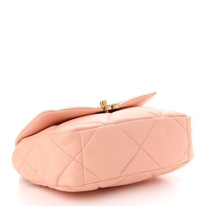 Chanel Goatskin Quilted Medium Chanel 19 Flap Light Pink 4 of 9