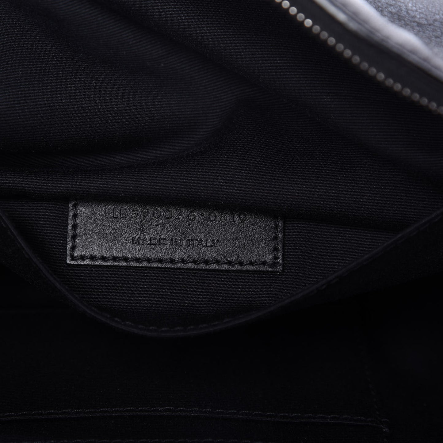 Calfskin Monogram Belt Bag Black
